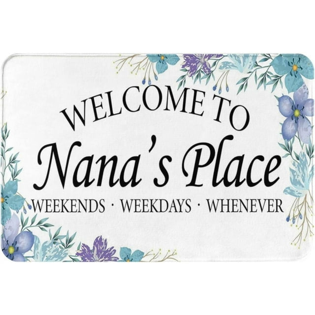 16"×24" to Nana's Place Doormat Entrance Rug Inside Floor Mats