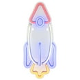 thumbnail image 1 of 16.25" LED Neon Style Rocketship Wall Sign, 1 of 3