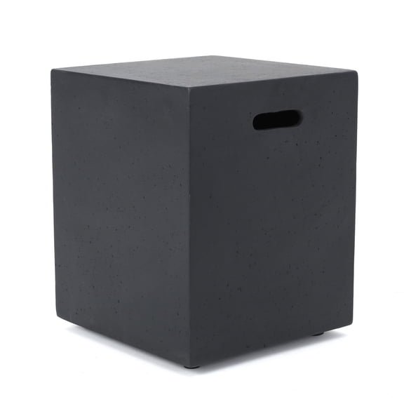 16.25" MGO Outdoor Tank Holder, Multi-Functional Propane Tank Storage Side Table