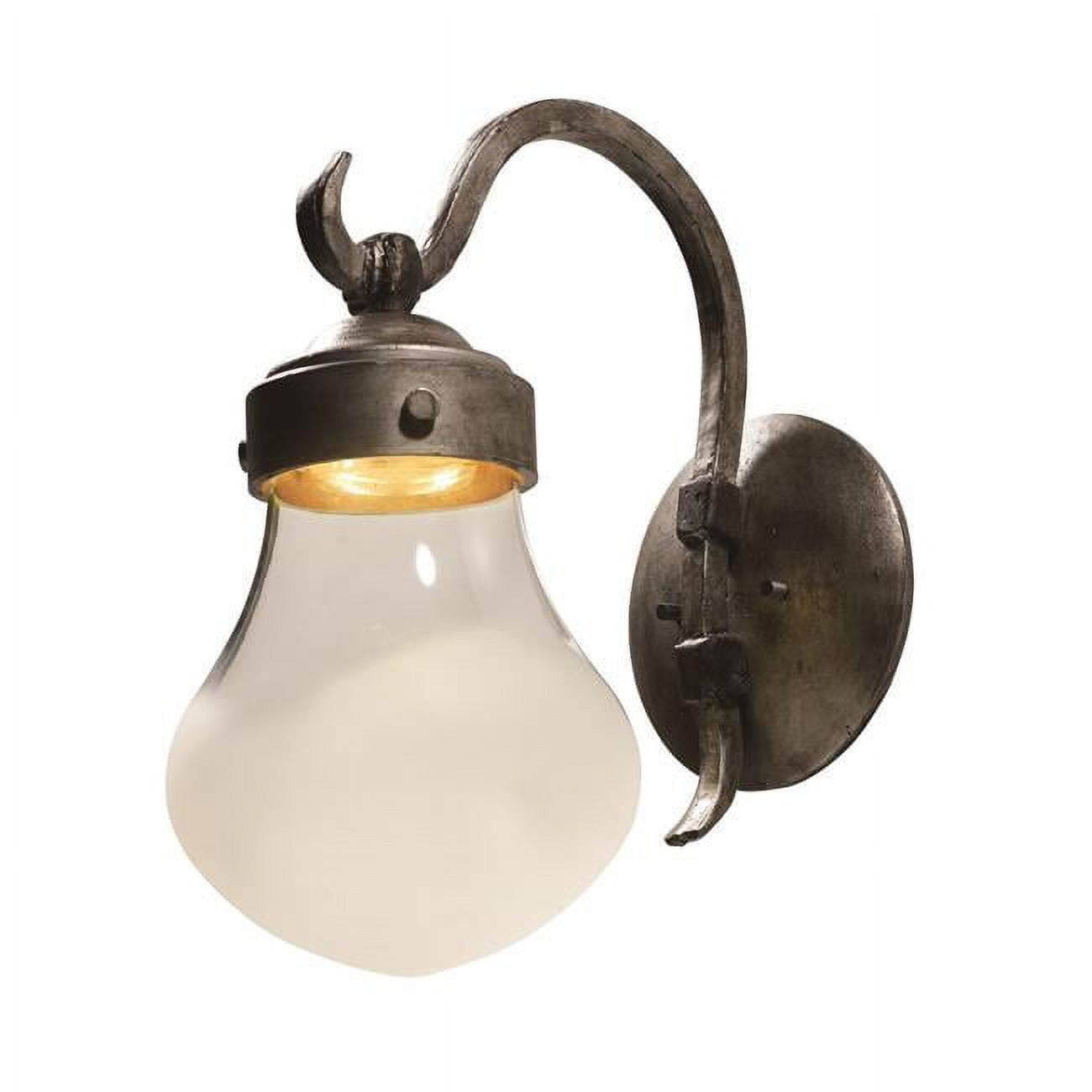 16.25 in. Rustica LED 1 Light Outdoor Wall Lantern - Blacksmith - image 1 of 1