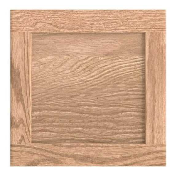 16.25W x 17H Unfinished Oak Kitchen Cabinet Door Replacement, Shaker Style