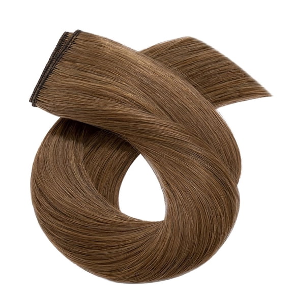 16-26 Inch Clip In Human Hair Extensions One Piece with 5 Clips Brazilian Blonde Straight