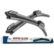 16  & 26 Windshield Wiper Blades for All-Season, Front and Rear Wiper Blades,J-Hook OEM HighPerformance 2 Pack