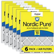 16_3/8x21_1/2x1 Carrier Replacement MERV 10 Air Filters 6 Pack