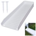 Downspout Splash Block 16.3 Inch, Gutter Extension with Fixing Nails ...