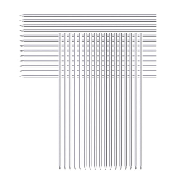 16/30Pieces Plant Stakes Garden Sticks Acrylic Transparent Stakes Clear Plant Stakes for Supporting Stems