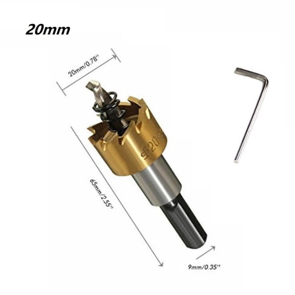16-30mm HSS Drill Bit Opener Tooth Cutter Carbide Tip For Wood Steel