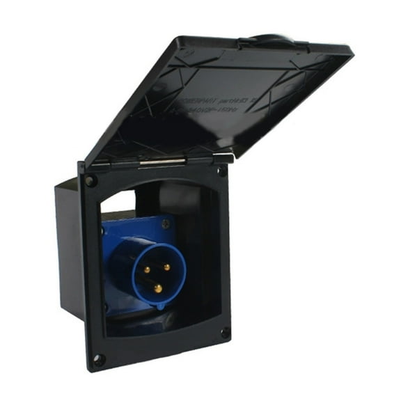 16/32A External Flush Hook Up Power Outlet Motorhome Trailer Flush Inlet Socket Automotive Accessories ,Rv Camper Accessories