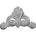 thumbnail image 1 of 16.37 In. W X 8.75 In. H X 2 In. P Architectural accent - Bedford Beaded Scroll Onlay, 1 of 1