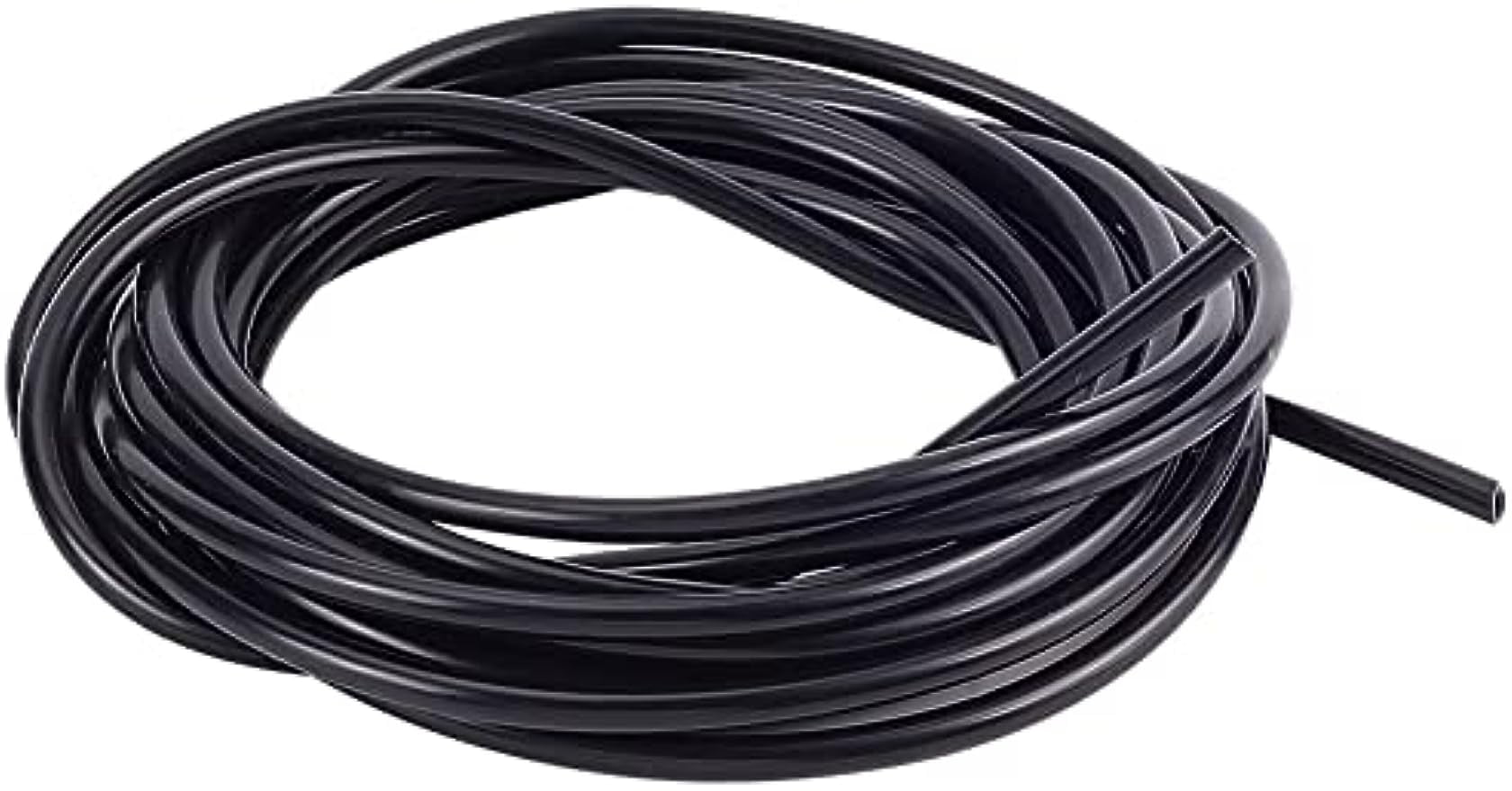 16.4 Feet Black Vacuum Hose 3/16inch(5mm) High Temperature Silicone