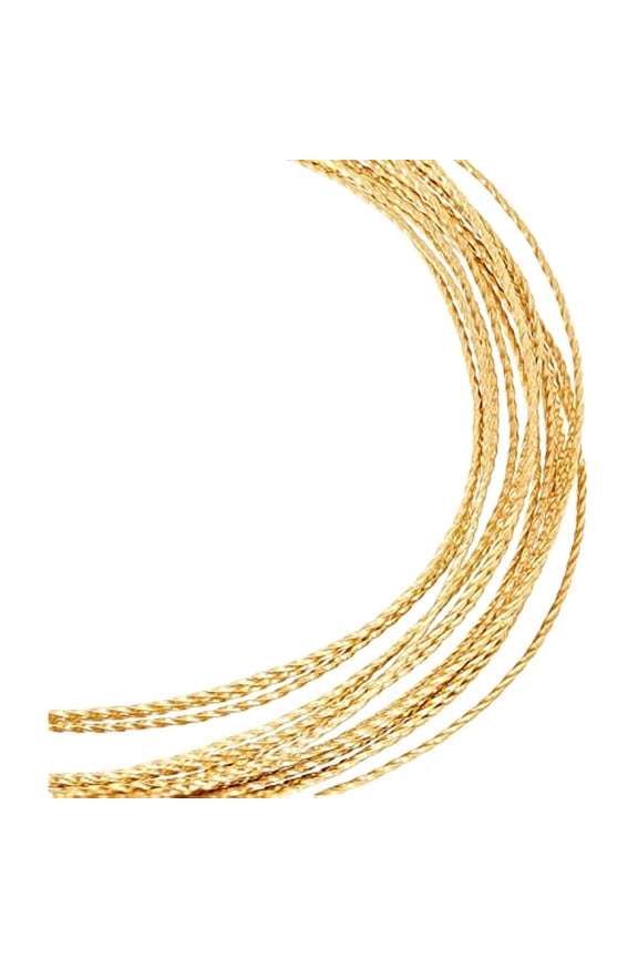 16.4 Feet Twist Copper Wire 1mm Gold Wire Solid Jewelry Wire 18 Gauge Golden Tarnish Resistant Craft Wire for Necklace Bracelet Jewelry Beading Sculpting Craft Work Tree of Life Making