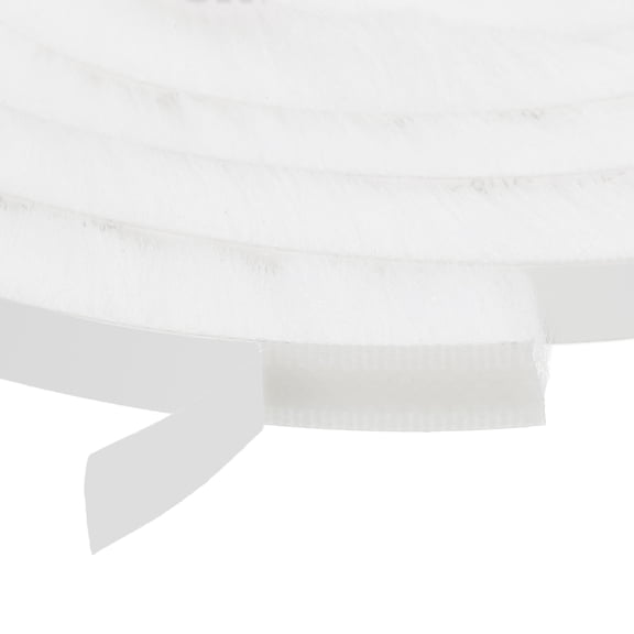 16.4 Ft 0.35 Inch Wide x 0.59 Inch Thick Self Adhesive Window Seal Strip, White