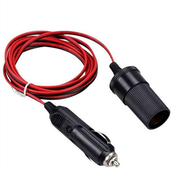 16.4 Ft Cigarette Lighter Extension Cable, Cigarette Lighter Socket Power Outlet