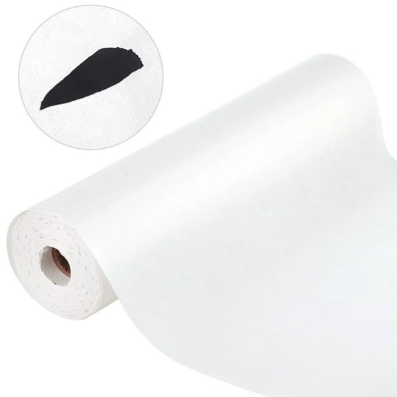 16.4 Ft Writing Roll Xuan Paper, Chinese Calligraphy Paper Roll, Half Raw Ripe Rice Paper, Sumi Paper, Long Scroll Brush Ink Roll Xuan Paper, Present for Chinese Painting Calligraphy Lovers