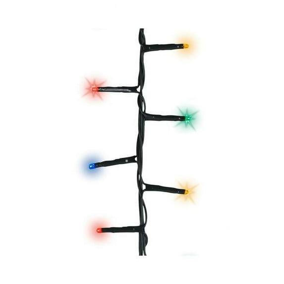 16.4 ft. LED Rice Compact String Christmas Lights, Multi Color - 200 Count - Pack of 12