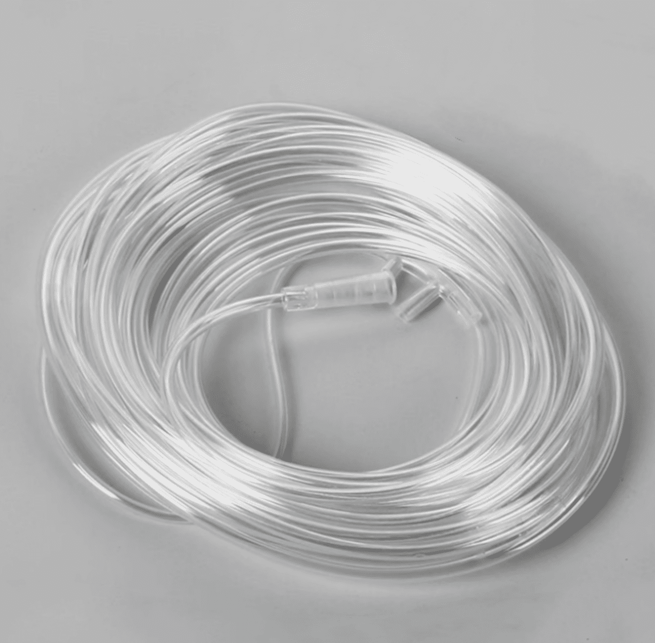 16.4-ft Oxygen Cannula TubingPack of 2 for Home Oxygen Machine, Clear Soft Touch, Includes Nasal Accessories