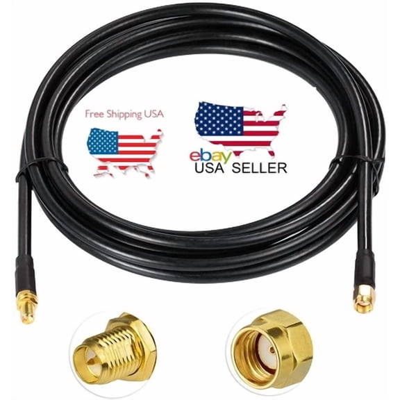 16.4Feet Rp-Sma Extension Cable For Wifi Router Security Ip