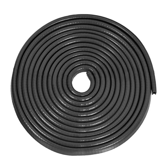 16.4Ft/5M Edge Trim U Seal Extrusion Black U Channel Edge Protector PVC Plastic W Iron Sheet Fits 1/16''-9/64'' Edge