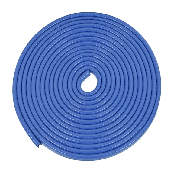 16.4Ft/5M Edge Trim U Seal Extrusion Blue U Channel Edge Protector PVC Plastic w Iron Sheet Fits 0.8-2.5mm Edge