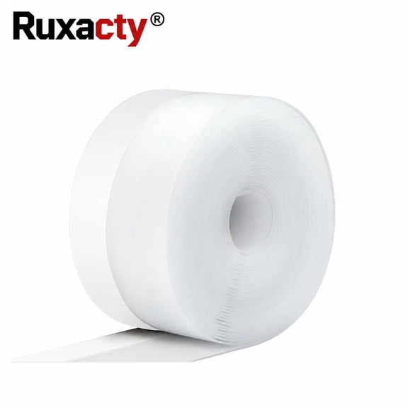 16.4Ft Door Weather Stripping, (1.38in Width) Weather Stripping Door Draft Stopper Adhesive Seal Strip Anti Draft Insulation Tape for Doors Windows and Shower Doors