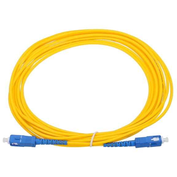 16.4Ft Single-mode Simplex Fiber Optic Patch Cable SC to SC for Router Switches Transceivers