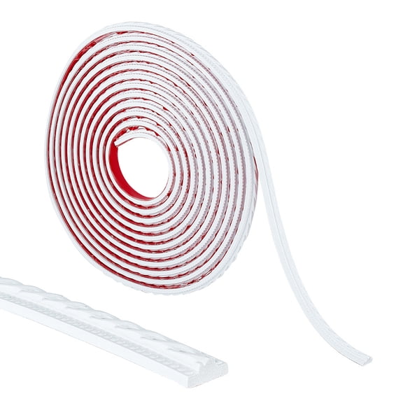 16.4Ft Wall Molding Trim PVC Self-Adhesive Flexible Molding Trim White Molding Wall Trim Ceiling Molding Trim Peel and Stick Trim Molding 12mm Wide