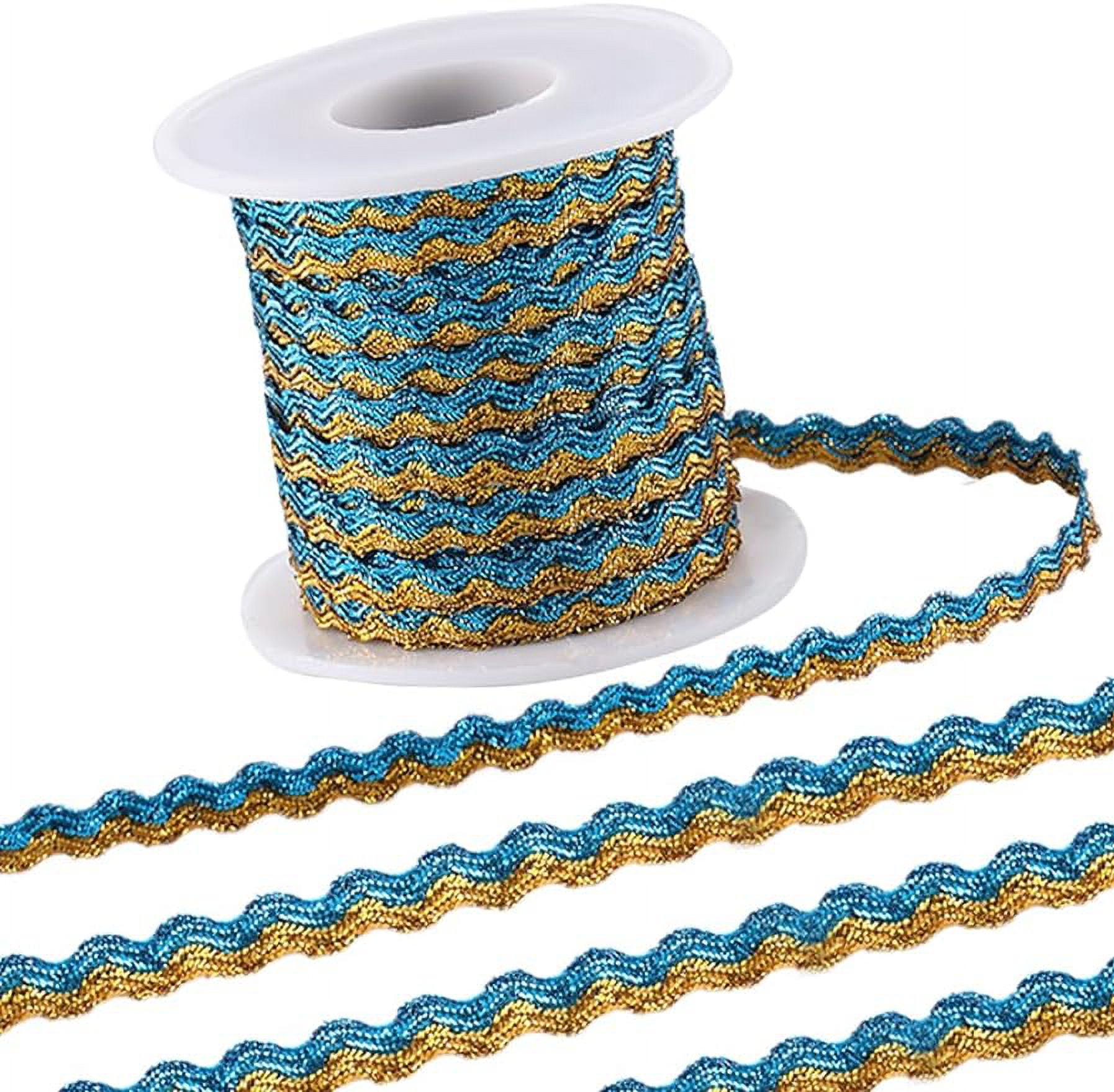 Nastro Rick Rack Arancione A Onde | 9.1 Metri | Poliestere | Per Cucito E Decorazioni | Larghezza 1.5 Cm - Foto 6