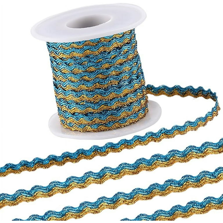Zig Zag Webbing: Blue & Gray Zig Zag Webbing: Blue & Gray