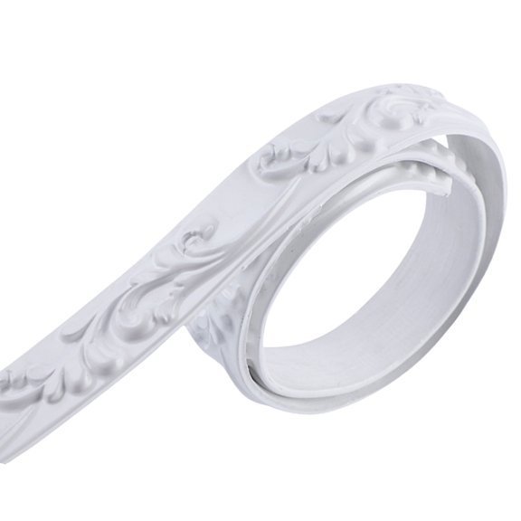 16.4feet Flexible Molding Trim, Adhesive Peels and Molding Ceiling Molding for Quick Wall and Cabinet