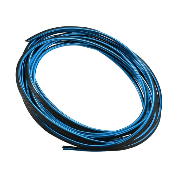 16.4ft /5M Blue Car Interior Trim Strip Rubber U Shape Door Guard Line Door Edge Seal Gap Fillers Protector