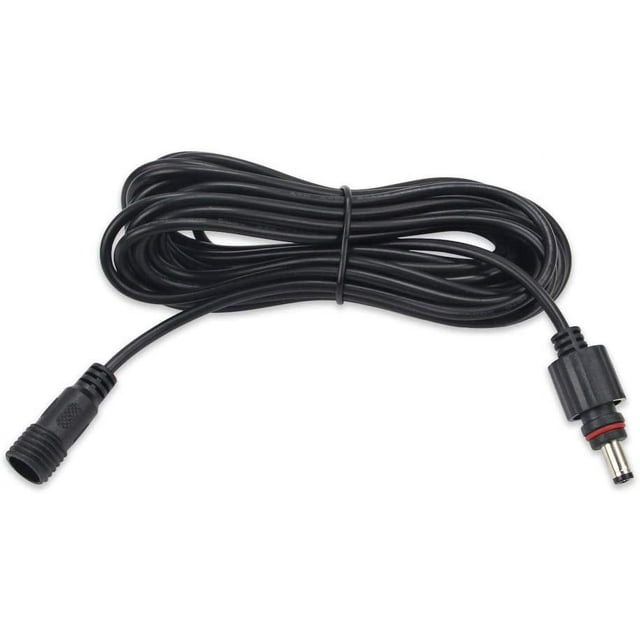 16.4ft (5M) Extension Cable 1 pack DC Extension Wire Waterproof IP65 16
