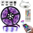 thumbnail image 1 of 16.4ft LED Strip Lights,Led Lights Strip RGB LED Strip Music Sync Color Changing APP Bluetooth Controll/Remote,LED Lights for Bedroom,Party and Home Decoration, 1 of 7
