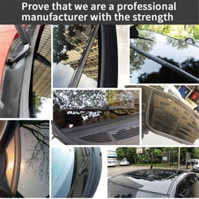 16.4ft Rubber Seal Car Windshield Sunroof Window Edge Trim Weather Strip 30mm W