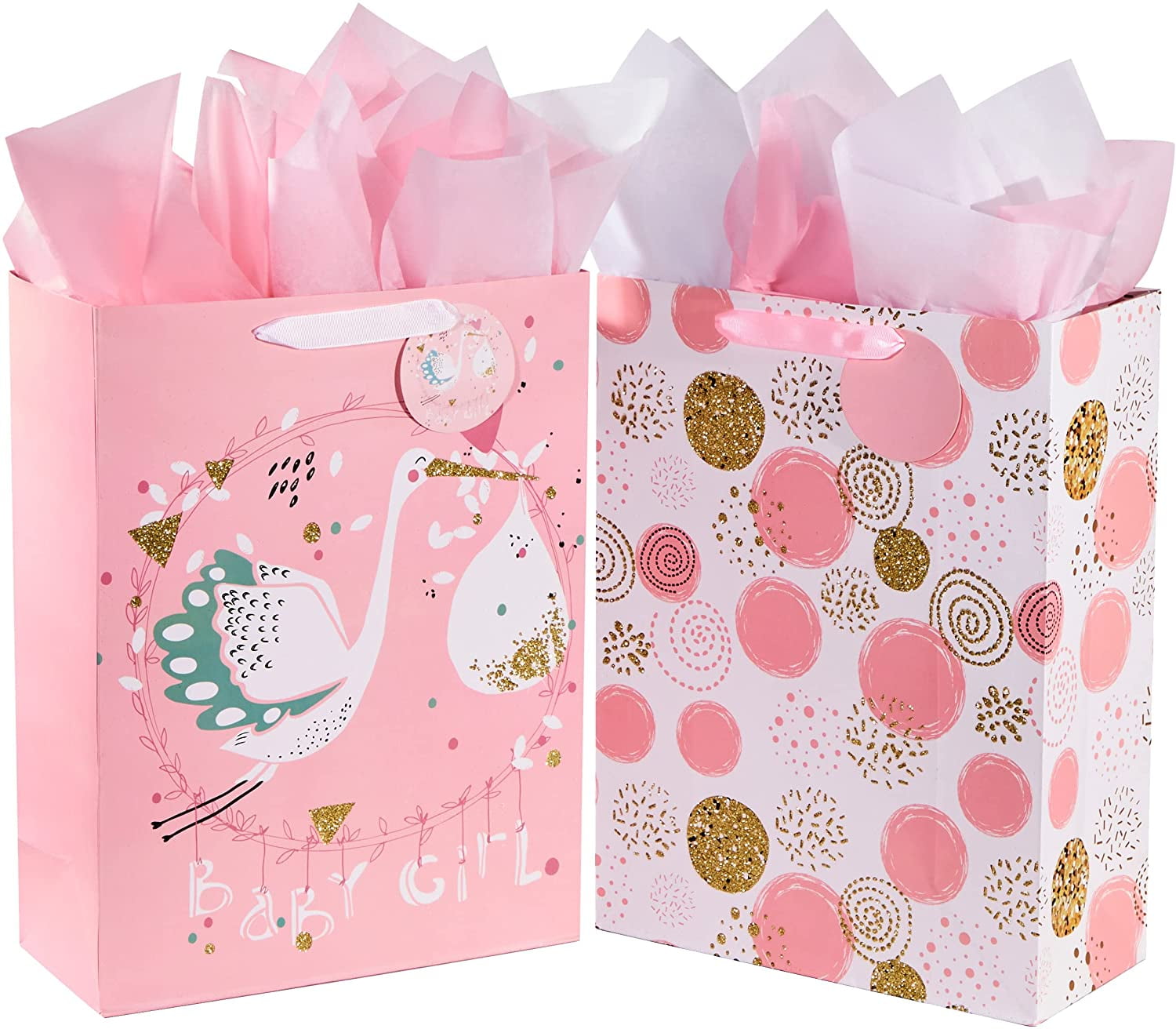 16 5 Extra Large Gift Bags For Baby Shower With Tissue Paper 2 Pack sweet-baby-baby-shower-favor-bags-treat-bags-favor-bags-etsy-baby