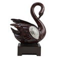 thumbnail image 1 of 16.5 In. Folius Floral Foliage Swan Decor Statue, 1 of 2