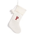 thumbnail image 1 of 16.5 Inches Christmas Stockings with Initials, Knitted Christmas Stockings Fireplace Xmas Stockings for Kids,Family Holiday Party Decoration, 1 of 6