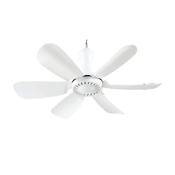 16.5 Inches USB Powereds Hanging Fan With 1.7M Cable 6 Blade Portable Clip On Fan For Camping Tent Home Office Outdoor Use