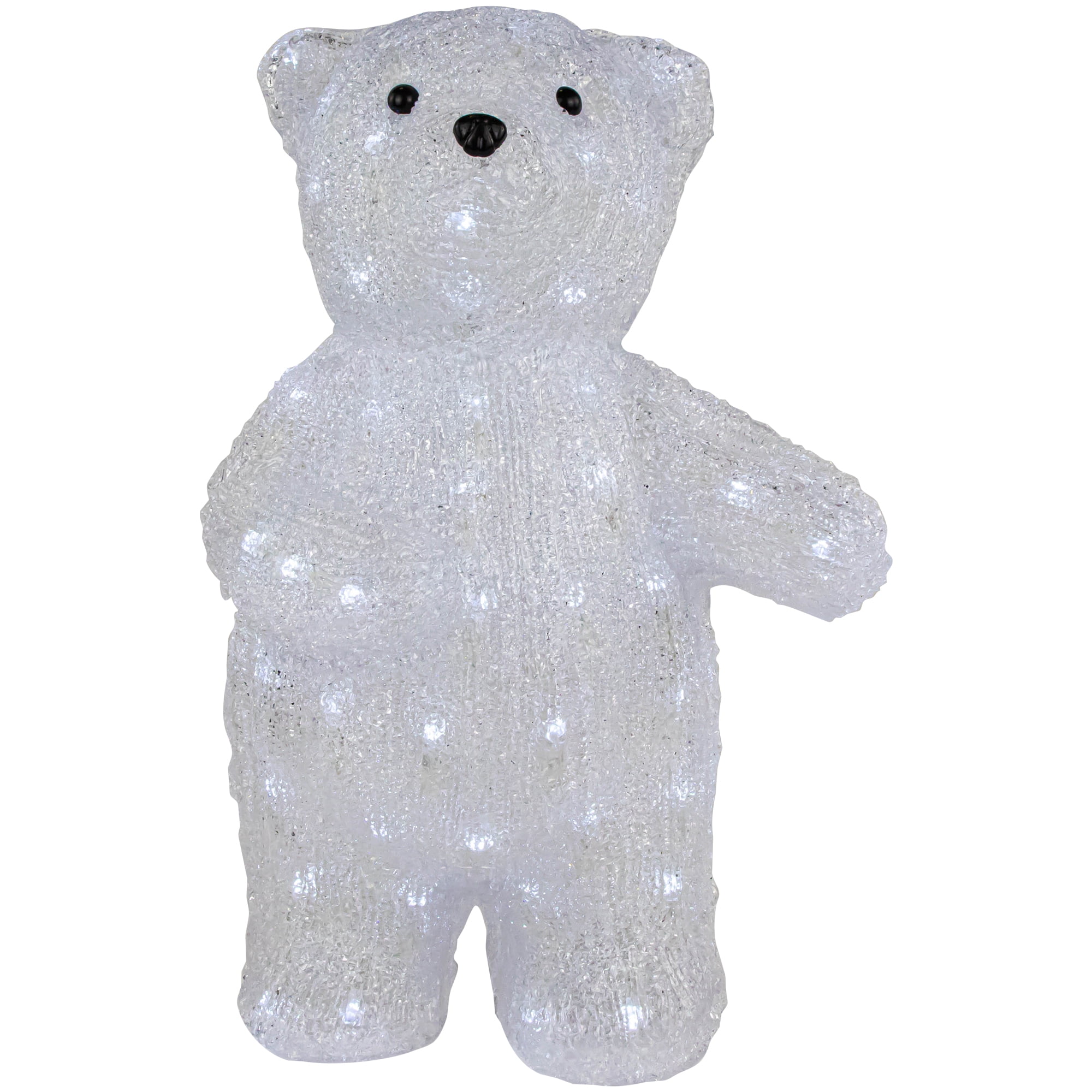 16.5" LED Lighted Commercial Grade Acrylic Polar Bear Outdoor Christmas Decoration