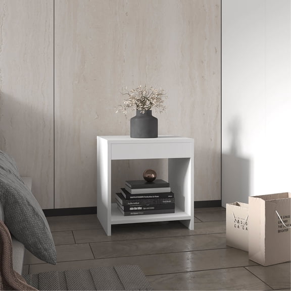 16.5" Tall Compact Design - Shelving for Glasses - Small Bedroom - Durable Build