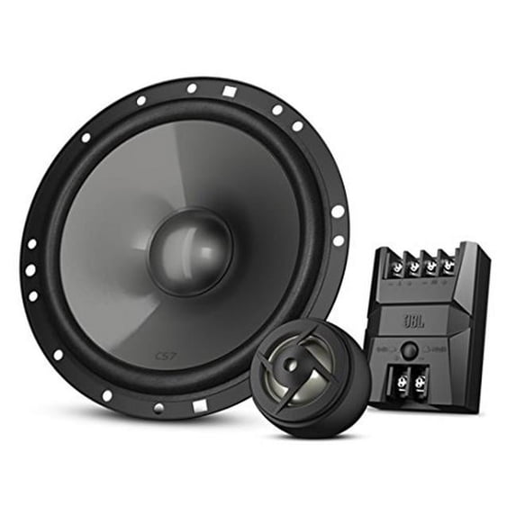 16.5 cm 2 Way Component Speaker System with Separate Soft Dome Tweeter & Separation Filter