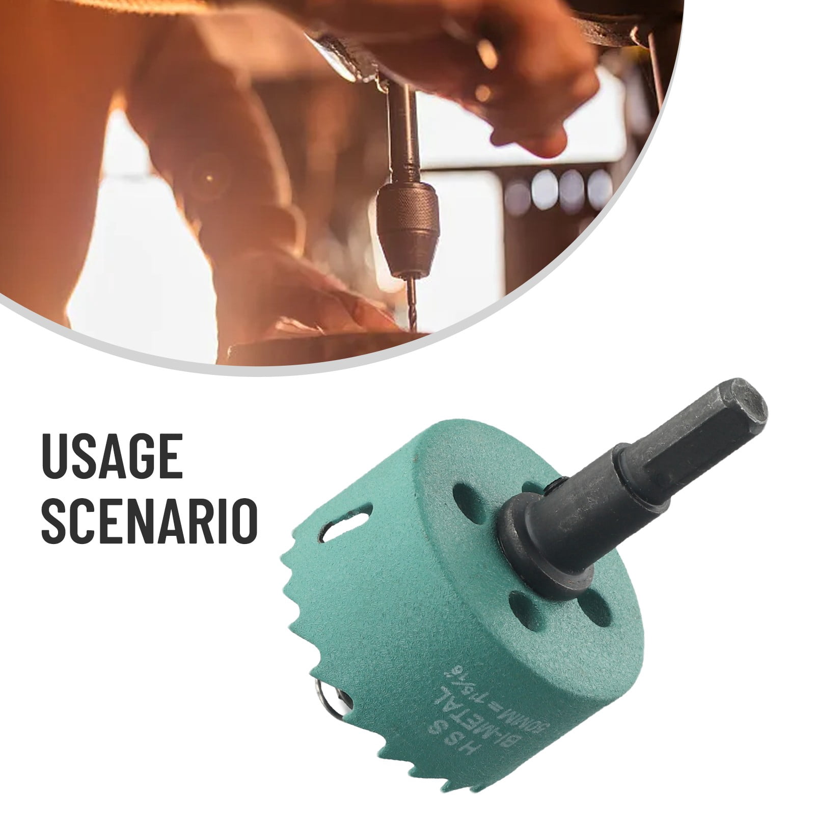 16-50Mm Bimetal Wood Hole Saw Drill Bit Hss 2 Woodworking for ...