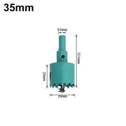 16-50mm Bimetal Wood Drill Bit HSS 2 Woodworking for Plasterboard 35mm