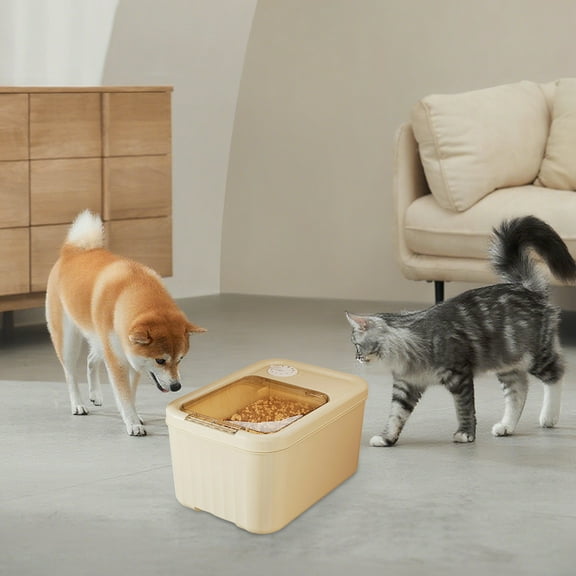 16.53 lbs Dog Food Storage Container,Cat Food Storage Container,Airtight Pet Food Storage Container For Dog Cat And Other Pet Food Storage,PP Material