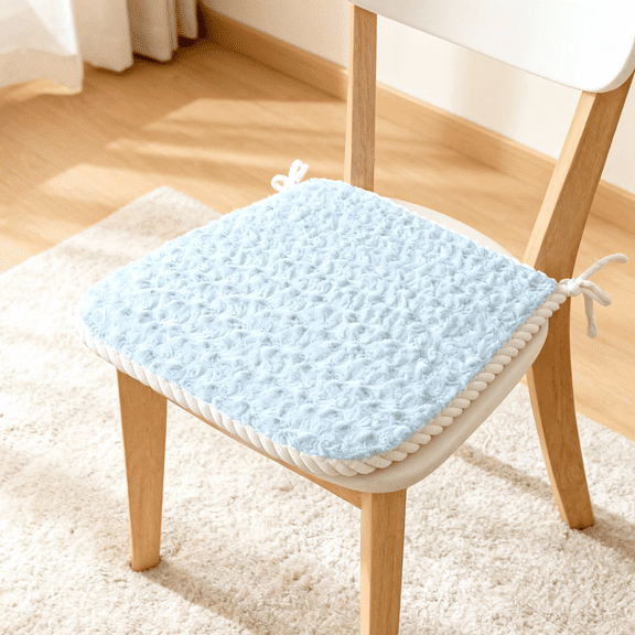 16.54*17.72 Inch Chair Cushions for Dining Chairs,Tufted Chair Pads with Non-Slip Backing,Kitchen Seat Cushions with Ties,Washable Seat Pad