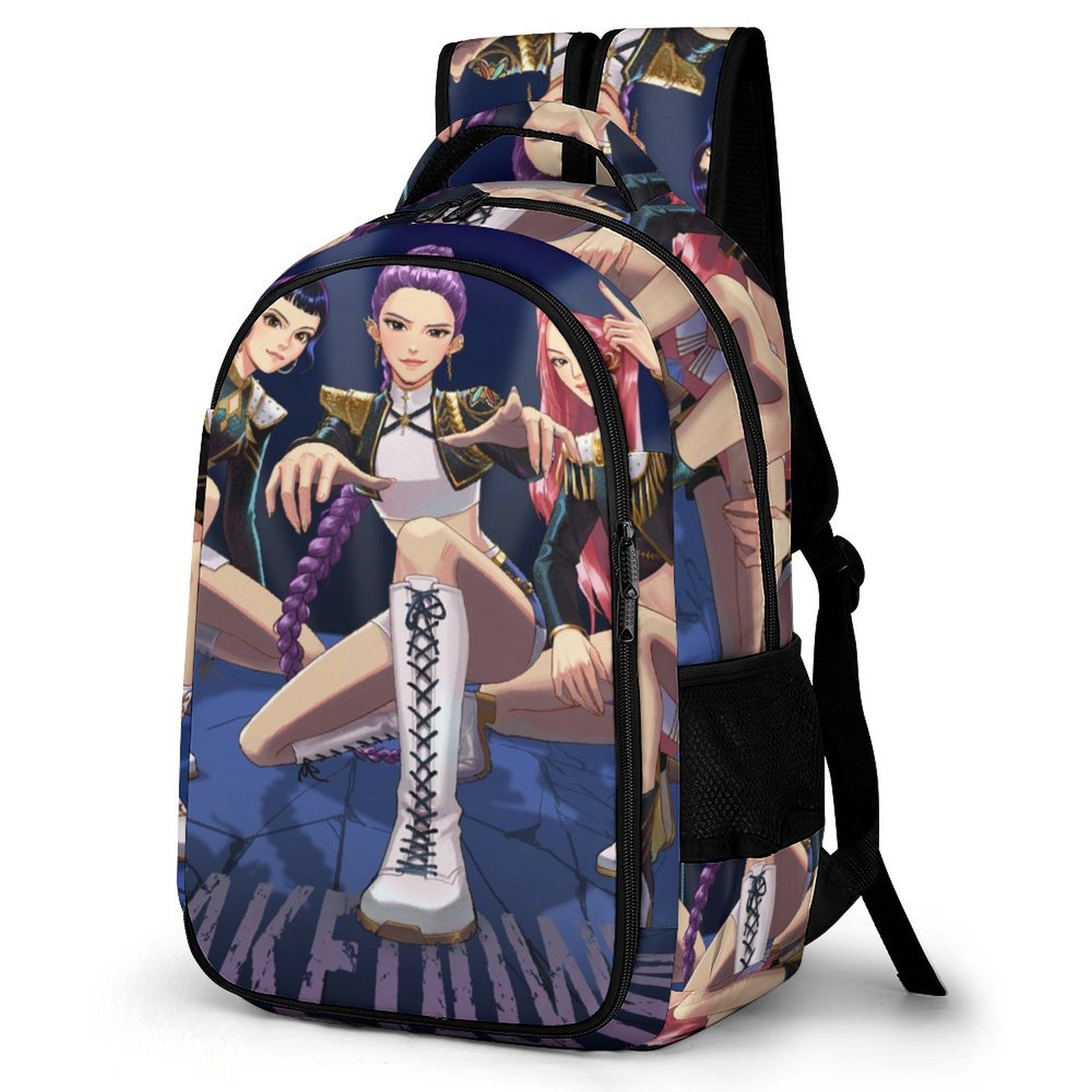 16.5IN Kpo-p Demon Hun-ter Backpack Double-Layer Compartment With ...