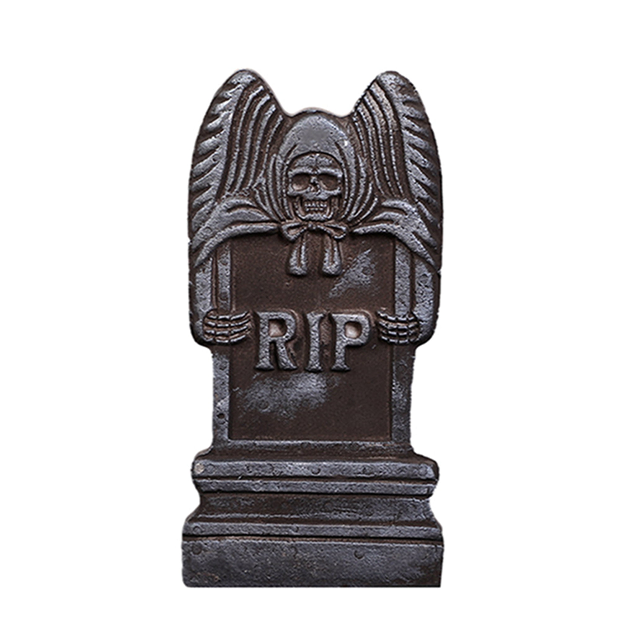 16.5Inch Halloween Tombstone Yard Stakes Signs Graveyard Tombstones Yard Signs Foam Rip