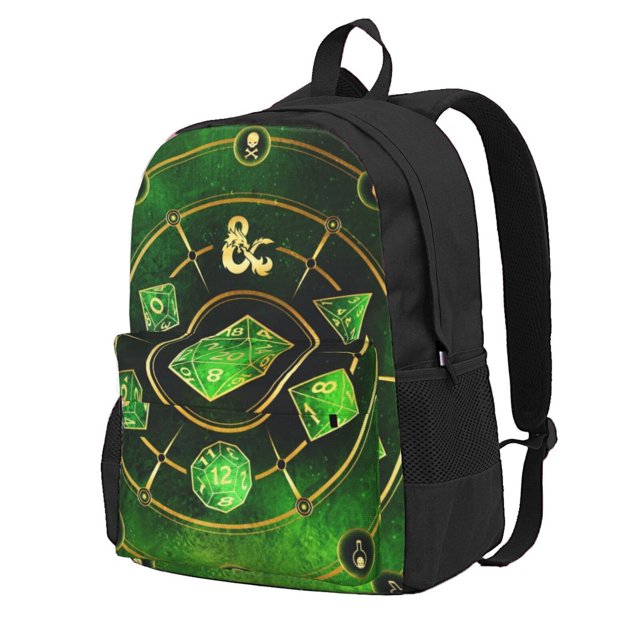 16.5in DND Dungeons And Dragons Backpack Lightweight Laptop Backpack