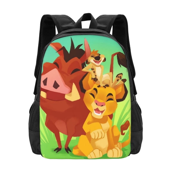 16.5in Lion Kin Backpack Multifunction Backpacks Lightweight Sports Travel Laptop Bag Daypack