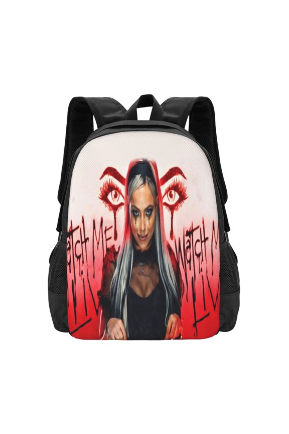 16.5in Liv Wres-Tler Mor-,ga Backpacks Cute Bag Anime Backpack Cartoon Bags Bookbag Daypack Outdoor Travel