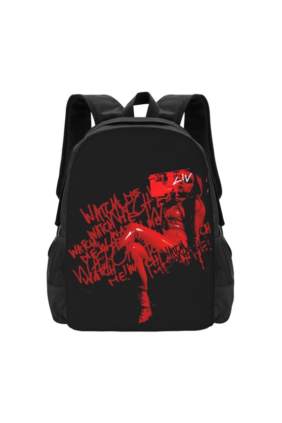 16.5in Liv Wres-Tler Mor-,ga Backpacks Cute Bag Anime Backpack Cartoon Bags Bookbag Daypack Outdoor Travel